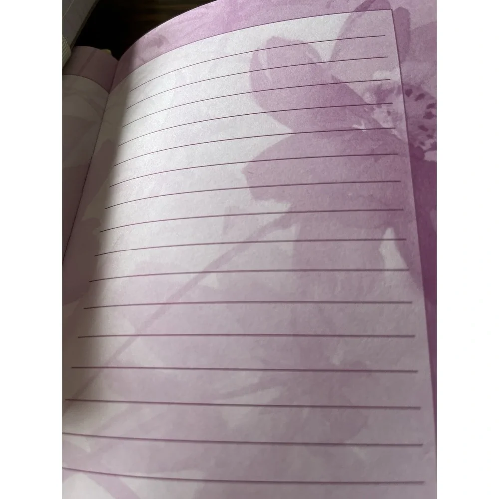 Penman Paper Journal Diary 2006 Gail Flores 7 x 5 Pink Flowers Lined Pages